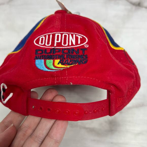 Vintage Jeff Gordon Superman Nascar Chase Authentics Hat Strapback New - Picture 6 of 7